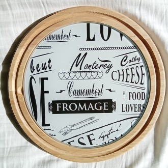 Набір Дошка Підставка Ніж Струна Ліра Нарізк Мяких Сирів Brie Camamber. . фото 7 Ціна за весь набір 2600 грн.
Округла та класична дошка для подачі сирів вироб. . фото 7