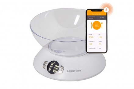 Ваги кухонні Liberton LKS-0716-Smart 5 кг білі. Київ. фото 1 Ваги кухонні Liberton LKS-0716-Smart 5 кг білі. Київ. фото 1