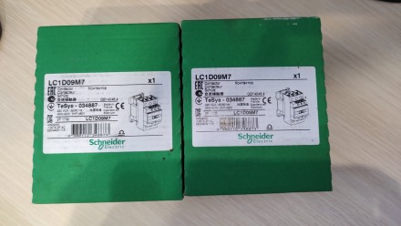 Контактор Schneider Electric LC1D09M7 (3Р,9A,НО+НЗ,220В 50Гц). Чернігів. фото 1 Контактор Schneider Electric LC1D09M7 (3Р,9A,НО+НЗ,220В 50Гц). Чернігів. фото 1