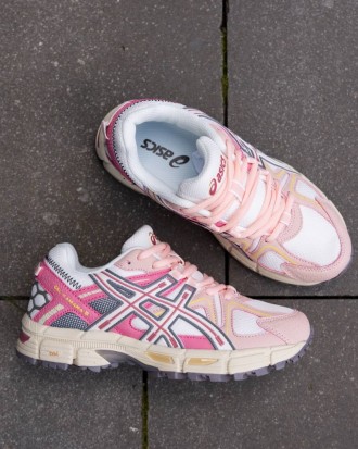 Кросівки жіночі літні -сітка Asics Gel Kahana 8 колір: білий/ рожевий. Львів. фото 1 Кросівки жіночі літні -сітка Asics Gel Kahana 8 колір: білий/ рожевий. Львів. фото 1