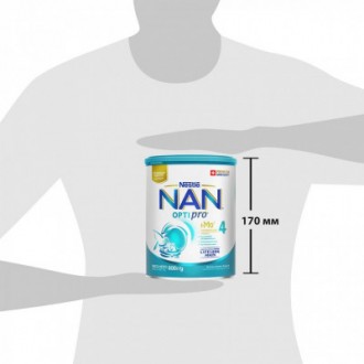 Детская смесь Nestle NAN 4 Optipro 2'FL от 18 мес. 800 г (7613034698926). . фото 3 Срок отправки 6 днейNAN 4 — сбалансирована сухая молочная смесь; которая обеспеч. . фото 3