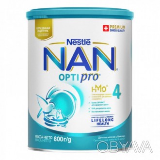 Детская смесь Nestle NAN 4 Optipro 2'FL от 18 мес. 800 г (7613034698926). . фото 1 Срок отправки 6 днейNAN 4 — сбалансирована сухая молочная смесь; которая обеспеч. . фото 1