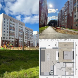 1-комнатная квартира, 34.6 м.кв.. Харьков. фото 1 1-комнатная квартира, 34.6 м.кв.. Харьков. фото 1