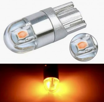 LED лампочки автомобильные светодиодные Т10/W5W (янтарный свет). Киев. фото 1 LED лампочки автомобильные светодиодные Т10/W5W (янтарный свет). Киев. фото 1