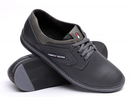 Спортивные кожаные туфли Tommy Hilfiger Sheriff Black-Grey 40. Киев. фото 1 Спортивные кожаные туфли Tommy Hilfiger Sheriff Black-Grey 40. Киев. фото 1