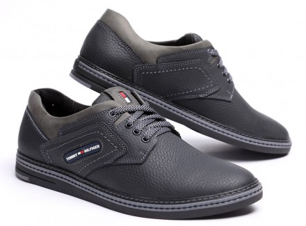 Спортивные кожаные туфли Tommy Hilfiger Sheriff Black-Grey 41. Киев. фото 1 Спортивные кожаные туфли Tommy Hilfiger Sheriff Black-Grey 41. Киев. фото 1
