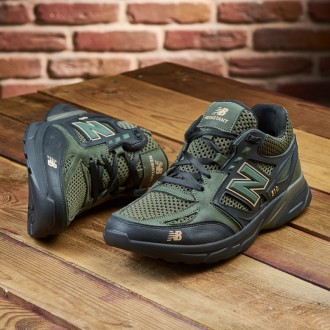 Кросівки чоловічі New Balance Olive шкіра-сітка. Київ. фото 1 Кросівки чоловічі New Balance Olive шкіра-сітка. Київ. фото 1