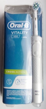 Электрическая зубная щетка Oral-B Vitality PRO Сross AСtion D100. Харків. фото 1 Электрическая зубная щетка Oral-B Vitality PRO Сross AСtion D100. Харків. фото 1