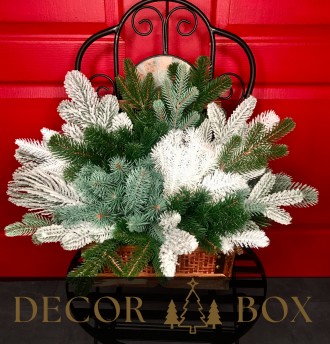 Набір хвойних литих гілочок Decor Box (84 елементи). Луцьк. фото 1 Набір хвойних литих гілочок Decor Box (84 елементи). Луцьк. фото 1