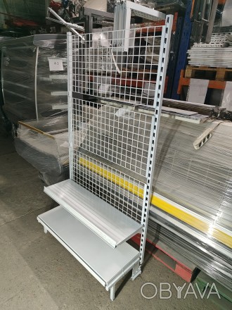 Стелаж торговий бу, стелаж сітка б у , стелаж металевий бу, сітка б у