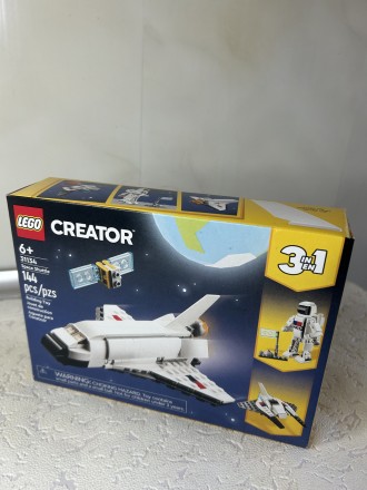 Конструктор LEGO CREATOR Space Shuttle Космический шаттл 144 детали (31134). Харьков. фото 1 Конструктор LEGO CREATOR Space Shuttle Космический шаттл 144 детали (31134). Харьков. фото 1