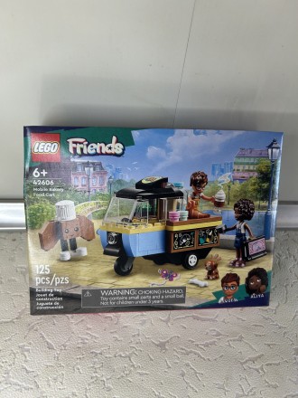 Конструктор LEGO Friends Mobile Bakery Food Cart 125 деталей (42606). Харьков. фото 1 Конструктор LEGO Friends Mobile Bakery Food Cart 125 деталей (42606). Харьков. фото 1