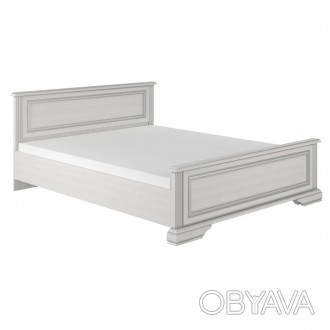 Кровать двуспальная (без основания под матрас) Гербор Уайт 160 СН 160x200 см Ясе