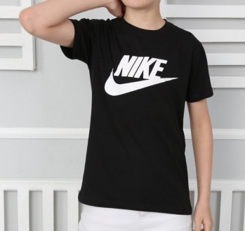 Детская летняя черная футболка nike для мальчика подростка, молодежные белые фут. Харьков. фото 1 Детская летняя черная футболка nike для мальчика подростка, молодежные белые фут. Харьков. фото 1