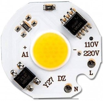 Світлодіодна матриця 5w ват 220в LED COB. Хмельницкий. фото 1 Світлодіодна матриця 5w ват 220в LED COB. Хмельницкий. фото 1