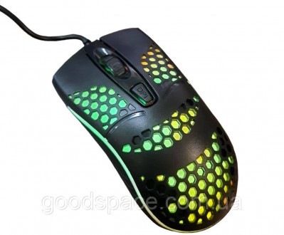 Мышка игровая, проводная GAMING LED KW-10 7816, черная. Дніпро. фото 1 Мышка игровая, проводная GAMING LED KW-10 7816, черная. Дніпро. фото 1