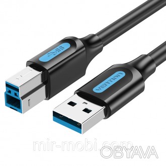 Кабель для принтера Vention USB A Male - B Male Print 2 м, USB 3.0 (COOBH)