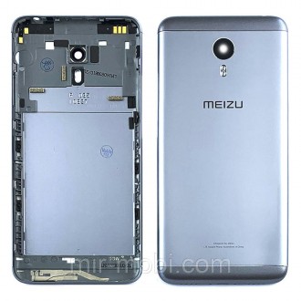 Задняя крышка Meizu M3 Note M681H (серая оригинал Китай со стеклом камеры). Бородянка. фото 1 Задняя крышка Meizu M3 Note M681H (серая оригинал Китай со стеклом камеры). Бородянка. фото 1