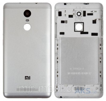 Задня кришка Xiaomi Redmi Note 3 Pro (срібляста оригінал Китай). Бородянка. фото 1 Задня кришка Xiaomi Redmi Note 3 Pro (срібляста оригінал Китай). Бородянка. фото 1