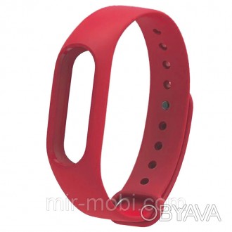 Ремінець для Xiaomi Mi Band 2 Silicone, Red