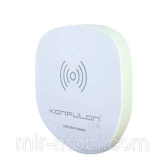 Безпровідний зарядний пристрій Konfulon Q05, 5W, 1A, White. Бородянка. фото 1 Безпровідний зарядний пристрій Konfulon Q05, 5W, 1A, White. Бородянка. фото 1