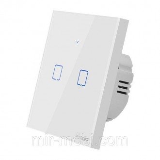Розумний сенсорний Wi-Fi перемикач Sonoff T2EU2C-TX. Бородянка. фото 1 Розумний сенсорний Wi-Fi перемикач Sonoff T2EU2C-TX. Бородянка. фото 1