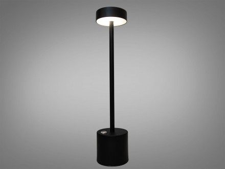 Цилиндрическая настольная LED лампа с сенсором, цвет чёрный, 5W 930277BK-LS. Одесса. фото 1 Цилиндрическая настольная LED лампа с сенсором, цвет чёрный, 5W 930277BK-LS. Одесса. фото 1
