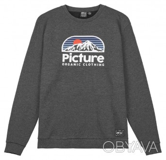 Світшот Picture Organic Authentic dark grey melange (XL)