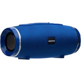 Колонка портативная BOROFONE BR3 Rich sound sports wireless speaker Blue. Ровно. фото 1 Колонка портативная BOROFONE BR3 Rich sound sports wireless speaker Blue. Ровно. фото 1