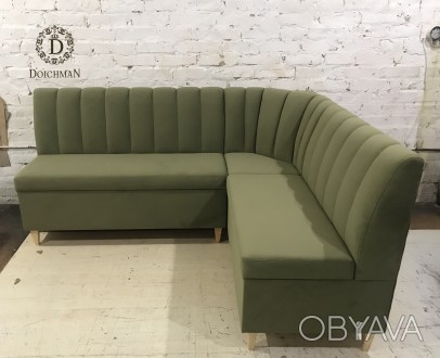 Сучасний кухонний диван на дерев'яних ніжках від виробника в Києві