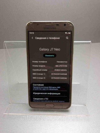 Мобильный телефон смартфон Б/У Samsung Galaxy J7 Neo SM-J701F/DS. Киев. фото 1 Мобильный телефон смартфон Б/У Samsung Galaxy J7 Neo SM-J701F/DS. Киев. фото 1