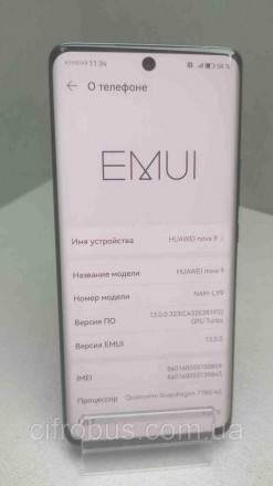 Мобільний телефон смартфон Б/У Huawei Nova 9 (NAM-LX9) 8/128GB. Київ. фото 1 Мобільний телефон смартфон Б/У Huawei Nova 9 (NAM-LX9) 8/128GB. Київ. фото 1