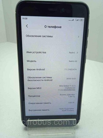 Мобільний телефон смартфон Б/У Xiaomi Redmi 4X 3/32Gb. Київ. фото 1 Мобільний телефон смартфон Б/У Xiaomi Redmi 4X 3/32Gb. Київ. фото 1