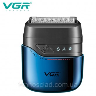 Електробритва VGR V-364 KI-715 BLUE шейвер. Кам'янське. фото 1 Електробритва VGR V-364 KI-715 BLUE шейвер. Кам'янське. фото 1