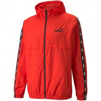 Вітровка Puma ESS+ Tape Men's Windbreaker 847477 11 (червона, спортивна, чоловіча, без підкладки, бренд пума) XXL (56-58). Червоноград. фото 1 Вітровка Puma ESS+ Tape Men's Windbreaker 847477 11 (червона, спортивна, чоловіча, без підкладки, бренд пума) XXL (56-58). Червоноград. фото 1