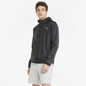Вітровка Puma UV Favourite Woven Running 521684 01 (чорна, спортивна, чоловіча, плащівка, логотип пума). Червоноград. фото 1 Вітровка Puma UV Favourite Woven Running 521684 01 (чорна, спортивна, чоловіча, плащівка, логотип пума). Червоноград. фото 1
