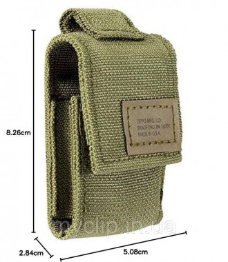 Оригинальный чехол Zippo Tactical Pouch OD Green 48402. Made in USA. Высококачес. Харьков. фото 1 Оригинальный чехол Zippo Tactical Pouch OD Green 48402. Made in USA. Высококачес. Харьков. фото 1