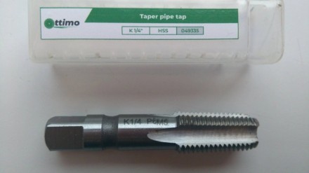 Метчик К1/4" коническая резьба Р6М5. Киев. фото 1 Метчик К1/4" коническая резьба Р6М5. Киев. фото 1