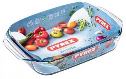 Форма для запікання 2,1 л Pyrex Irresistible 31х20х6 см прямокутна термостійке скло арт. 407B000/8046. Київ. фото 1 Форма для запікання 2,1 л Pyrex Irresistible 31х20х6 см прямокутна термостійке скло арт. 407B000/8046. Київ. фото 1