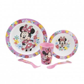 Набор детской посуды 5 пр. Stor Minnie mouse spring look пластик арт. 74450. Киев. фото 1 Набор детской посуды 5 пр. Stor Minnie mouse spring look пластик арт. 74450. Киев. фото 1