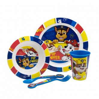 Набор детской посуды 5 пр. Stor Paw patrol pup power пластик арт. 74650. Киев. фото 1 Набор детской посуды 5 пр. Stor Paw patrol pup power пластик арт. 74650. Киев. фото 1