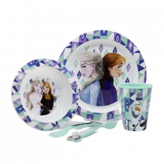 Набор детской посуды 5 пр. Stor Frozen ice magic пластик арт. 74250. Киев. фото 1 Набор детской посуды 5 пр. Stor Frozen ice magic пластик арт. 74250. Киев. фото 1