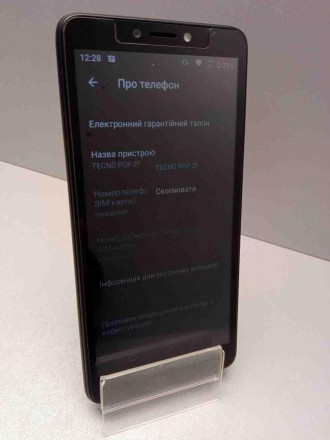 Мобильный телефон смартфон Б/У Tecno POP 2F (B1F). Киев. фото 1 Мобильный телефон смартфон Б/У Tecno POP 2F (B1F). Киев. фото 1