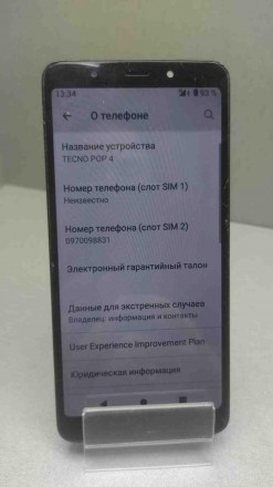 Мобильный телефон смартфон Б/У Tecno POP 4 (BC2) 2/32GB. Киев. фото 1 Мобильный телефон смартфон Б/У Tecno POP 4 (BC2) 2/32GB. Киев. фото 1