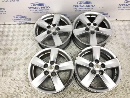 Диски титан комплект r16 Mitsubishi Lancer 10 1.5 БЕНЗИН 4A91 2007 (б/у). Київ. фото 1 Диски титан комплект r16 Mitsubishi Lancer 10 1.5 БЕНЗИН 4A91 2007 (б/у). Київ. фото 1