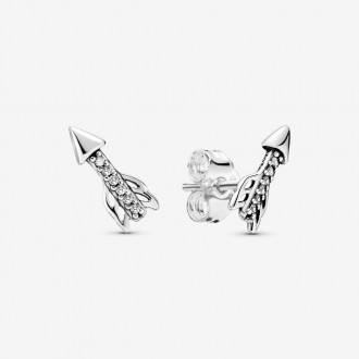 Серебряные серьги "Сияющие стрелы" 297828CZ. Ровно. фото 1 Серебряные серьги "Сияющие стрелы" 297828CZ. Ровно. фото 1