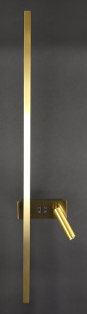 Бра LED 28108 Латунь 9х16х90 см.. Київ. фото 1 Бра LED 28108 Латунь 9х16х90 см.. Київ. фото 1