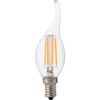 Лампа Светодиодная "Filament flame - 4" 4W свеча на ветру Е14 4200К. Кривой Рог. фото 1 Лампа Светодиодная "Filament flame - 4" 4W свеча на ветру Е14 4200К. Кривой Рог. фото 1