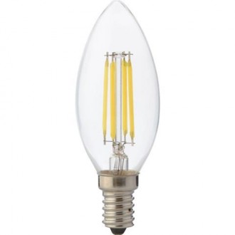 Лампа Светодиодная "Filament candle - 6" 6W свеча Е14 2700К. Кривой Рог. фото 1 Лампа Светодиодная "Filament candle - 6" 6W свеча Е14 2700К. Кривой Рог. фото 1