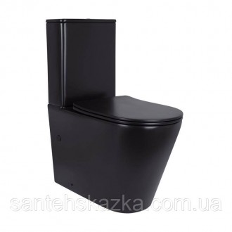 Унитаз напольный Qtap Scorpio Ultra Quiet безободковый с сиденьем Soft-Close MAT. Одесса. фото 1 Унитаз напольный Qtap Scorpio Ultra Quiet безободковый с сиденьем Soft-Close MAT. Одесса. фото 1